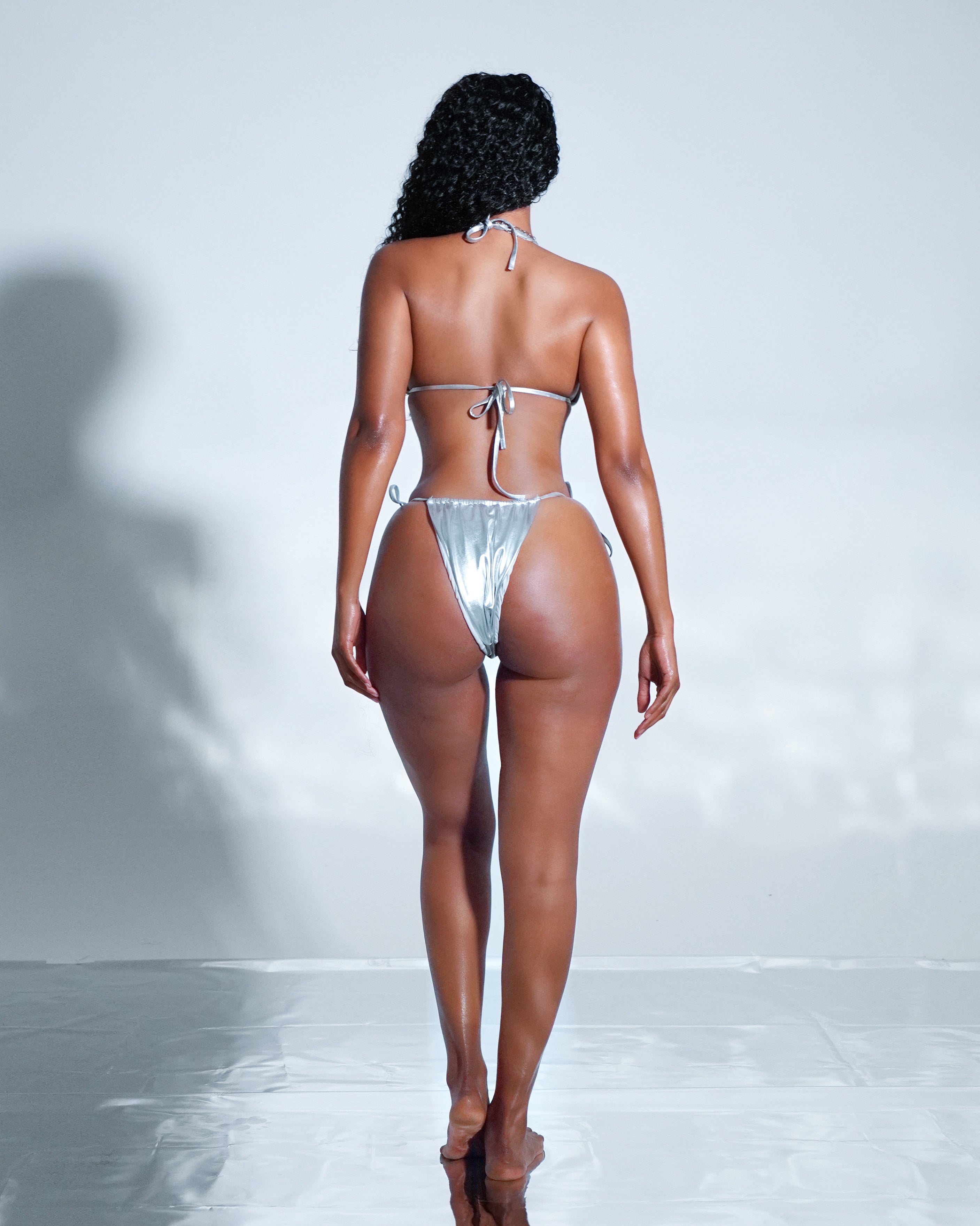 "ALLURE" Top - Chrome Silver