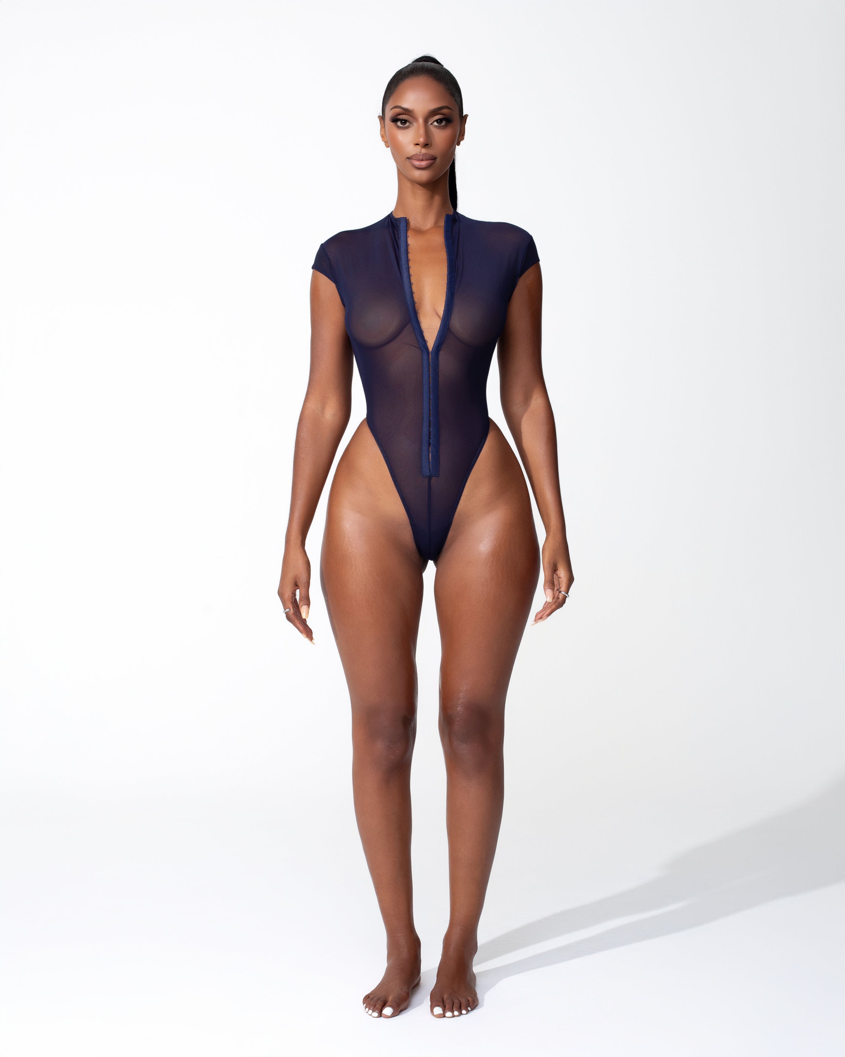 "ESCAPE" Bodysuit - Midnight Blue