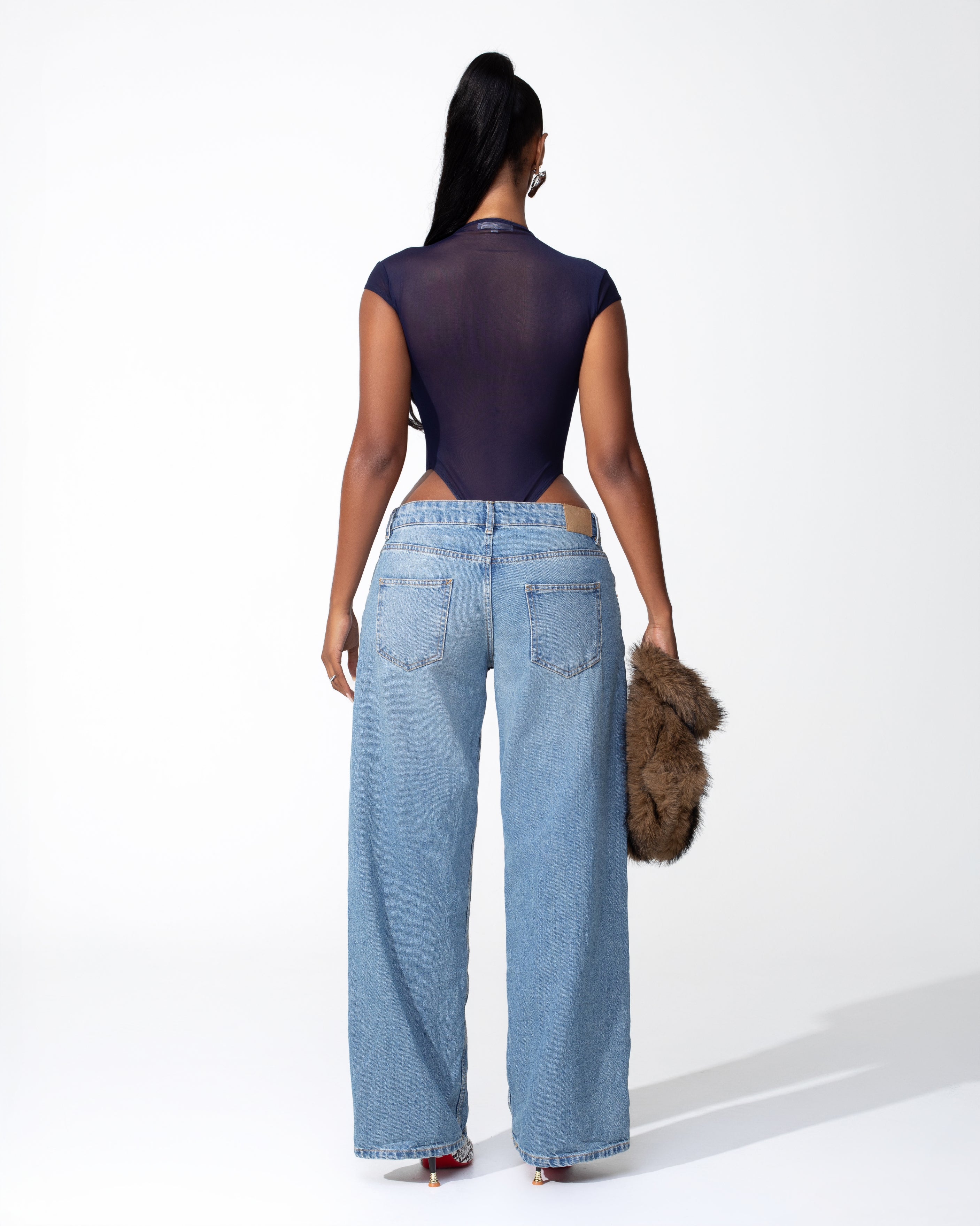 "ESCAPE" Bodysuit - Midnight Blue