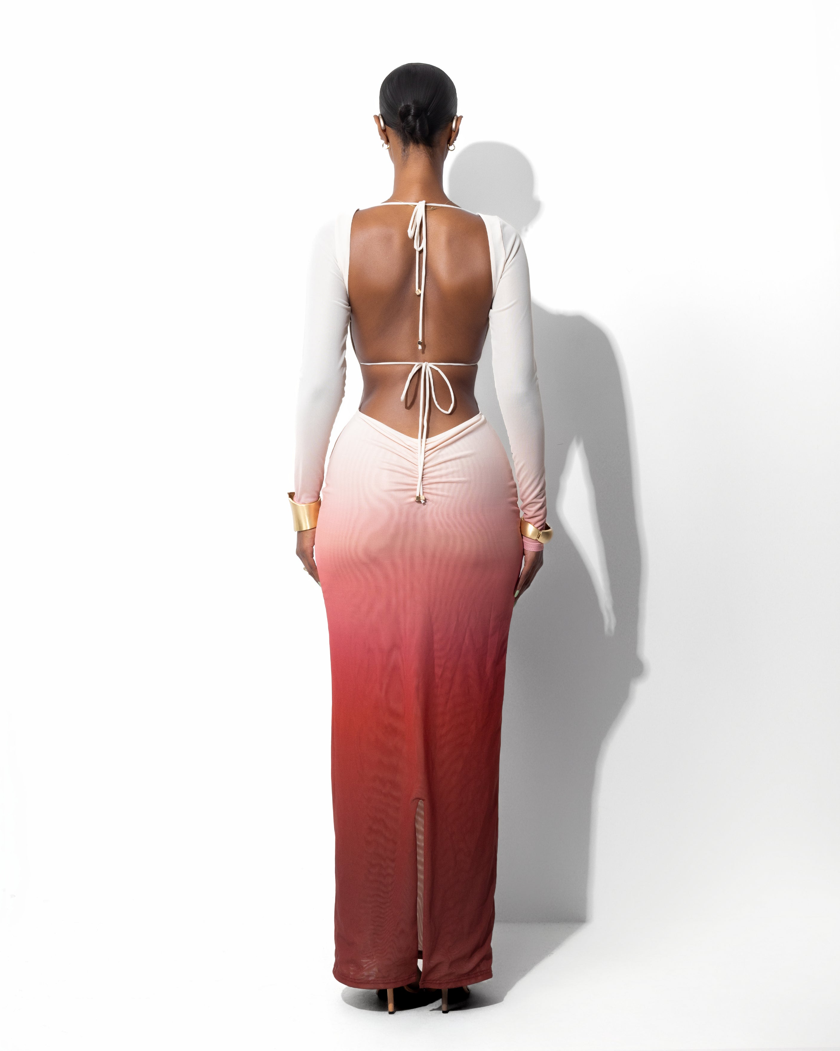 "ETERNAL" Maxi Dress - Burgundy