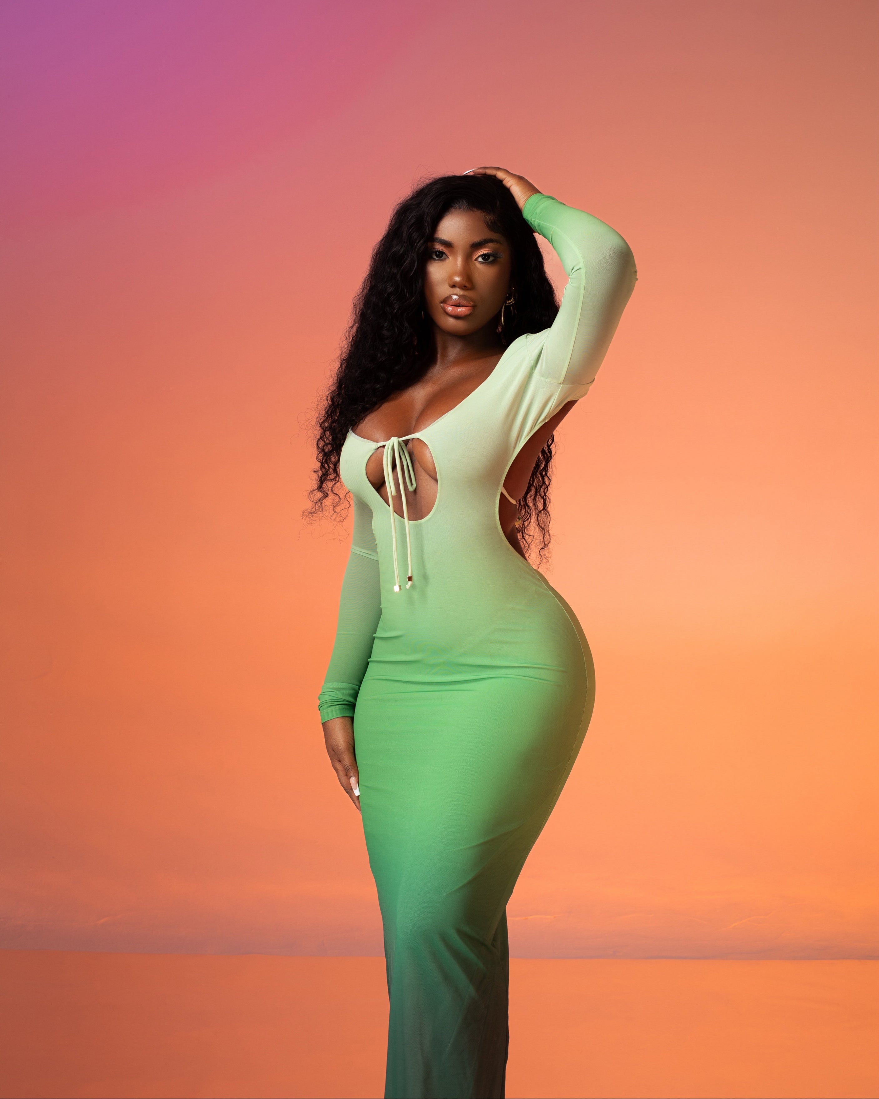 "ETERNAL" Maxi Dress - Green