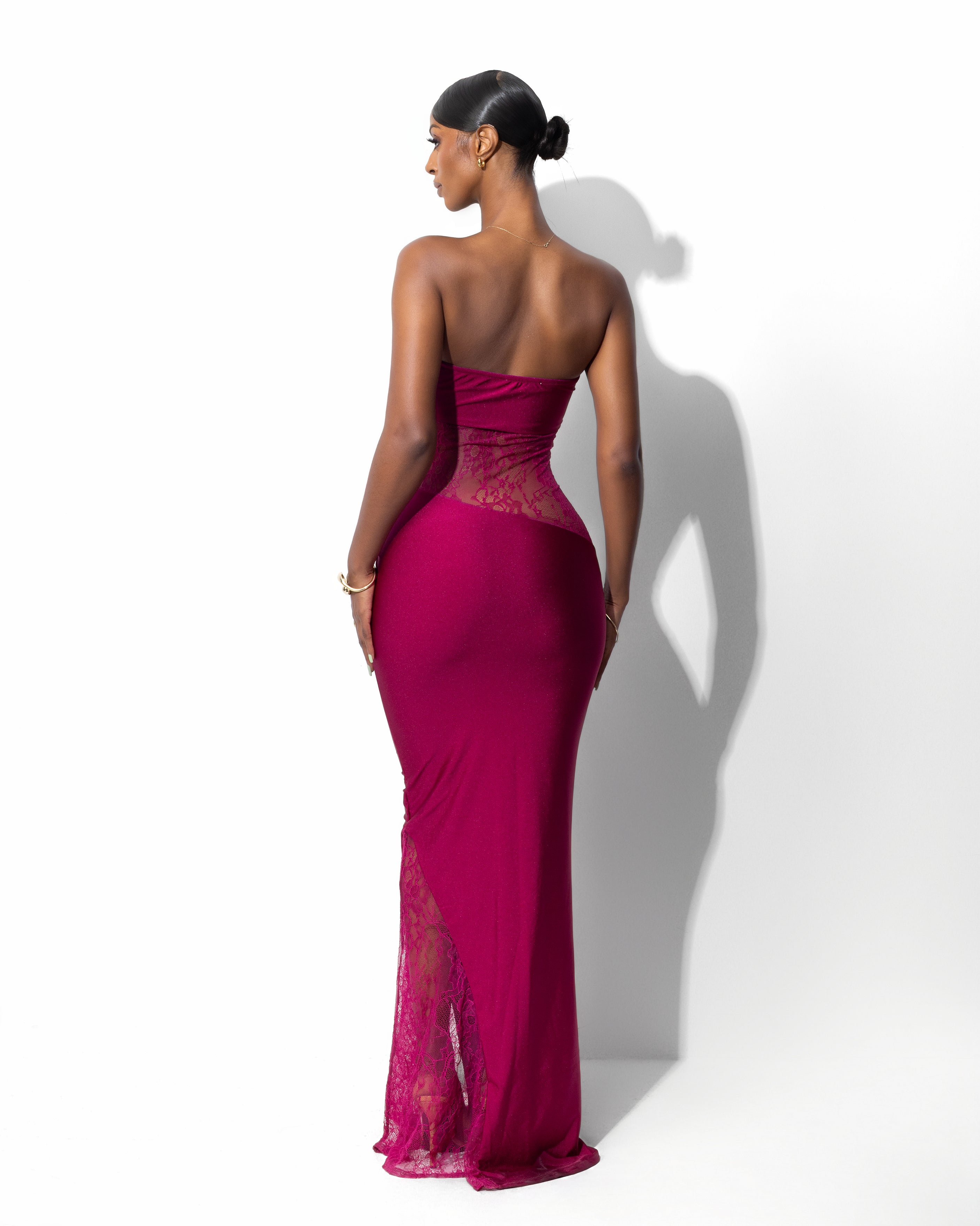 "PERRY" Maxi Dress - Berry