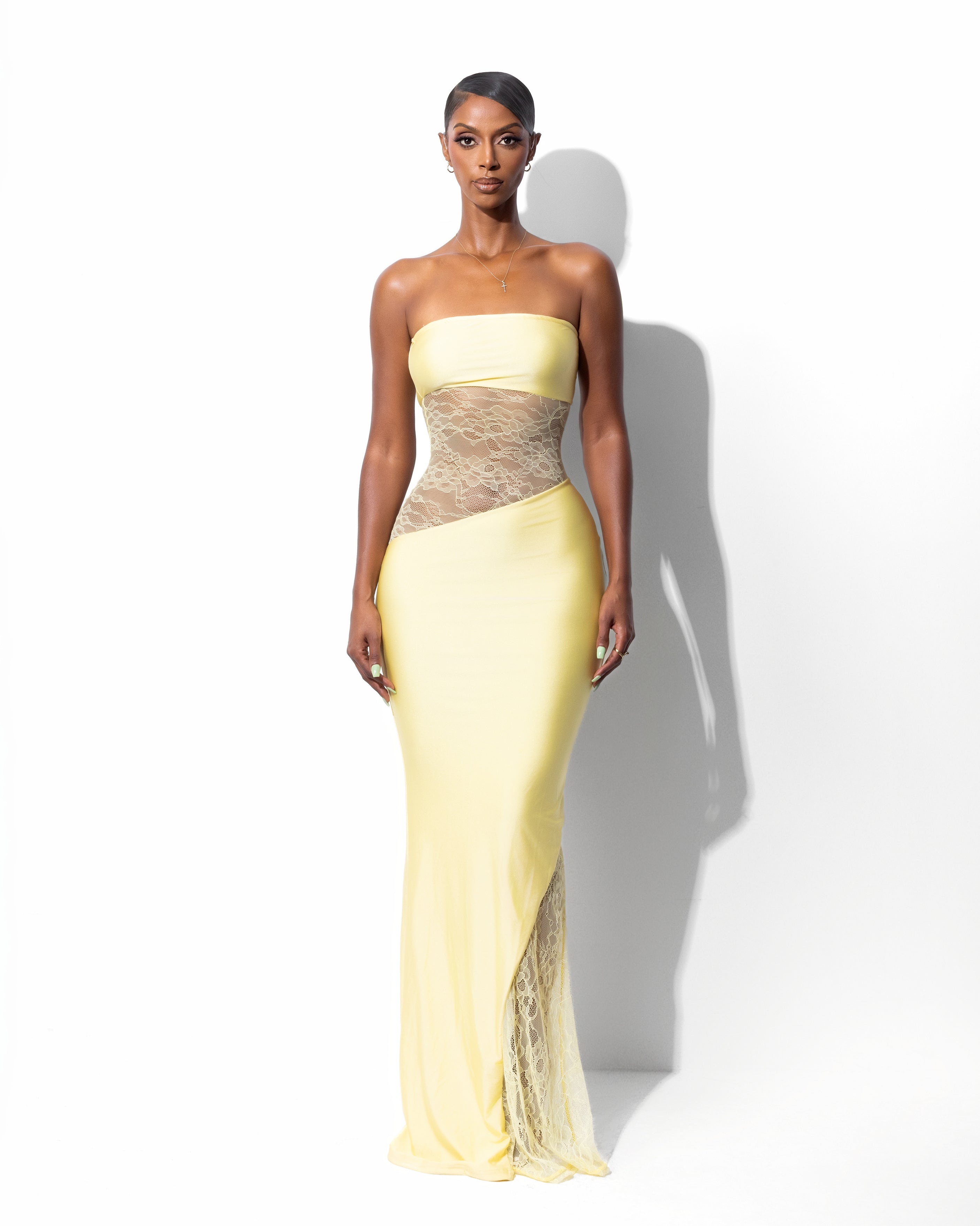 "PERRY" Maxi Dress - Yellow