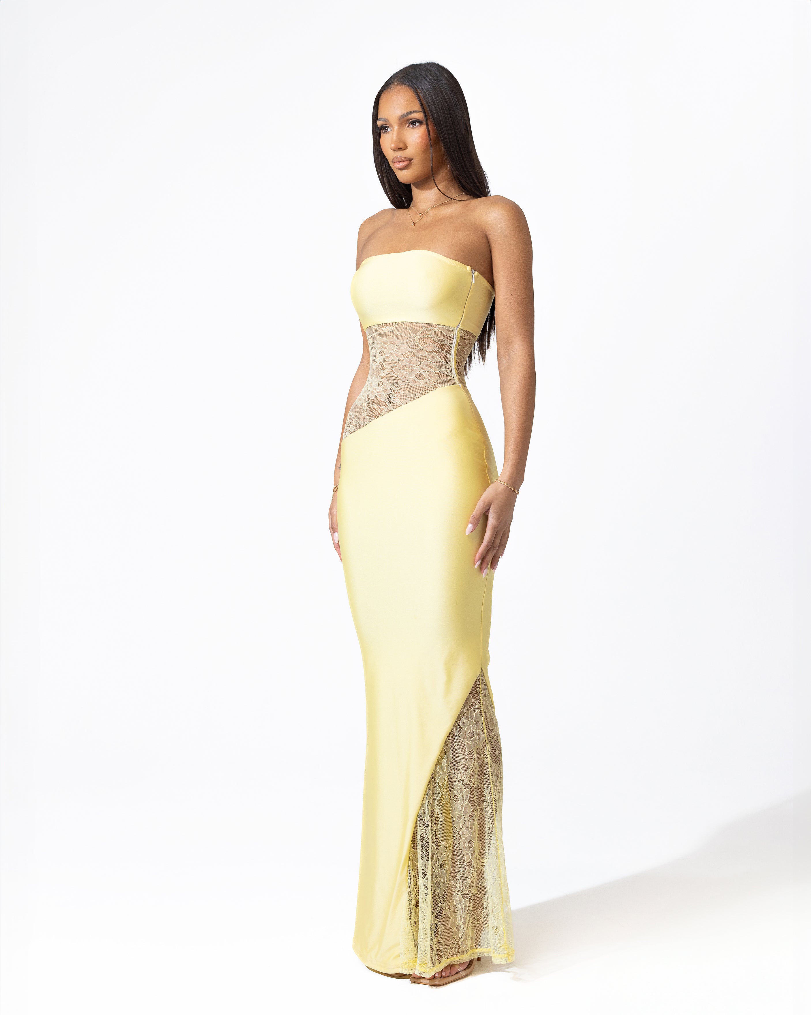 "PERRY" Maxi Dress - Yellow