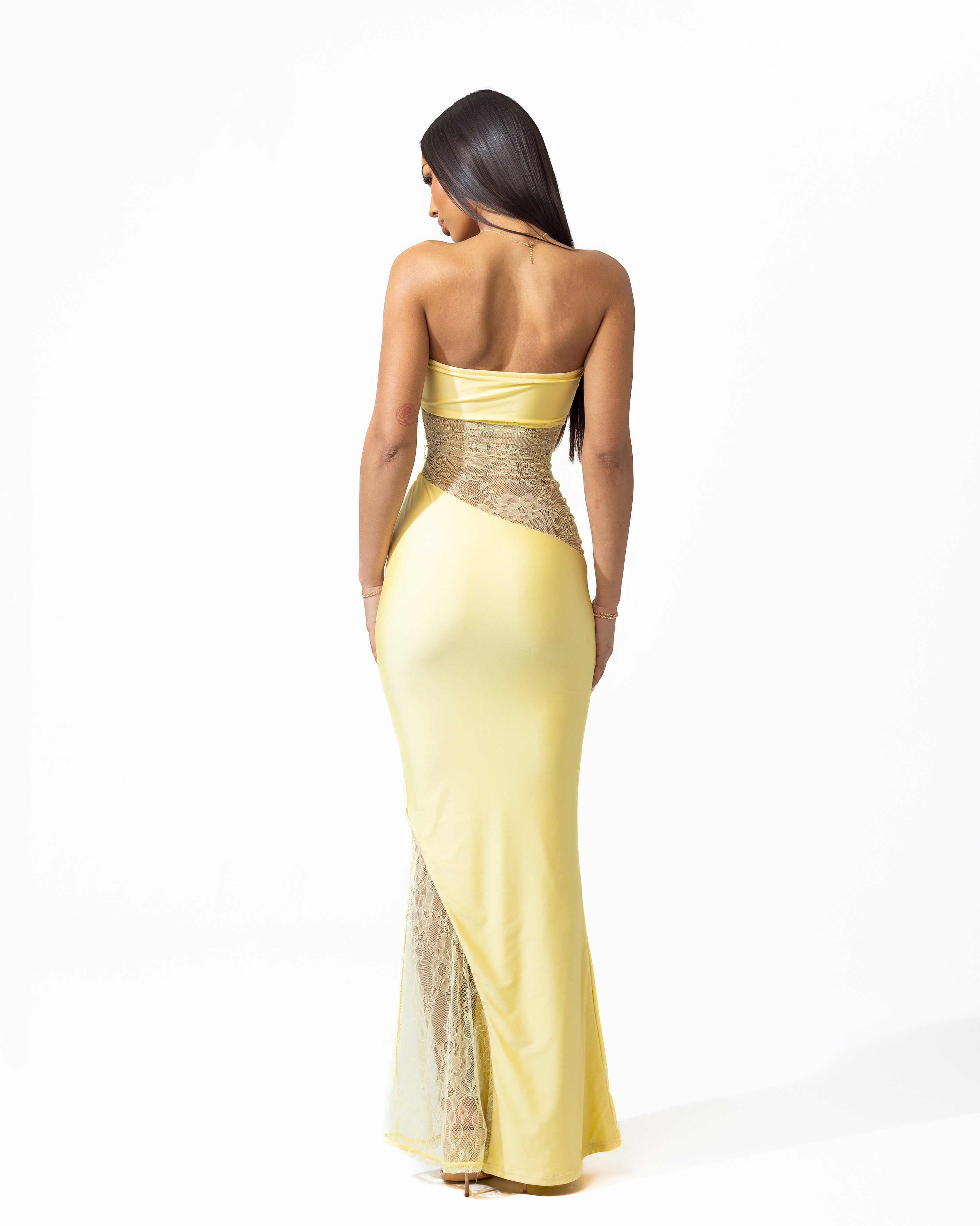 "PERRY" Maxi Dress - Yellow