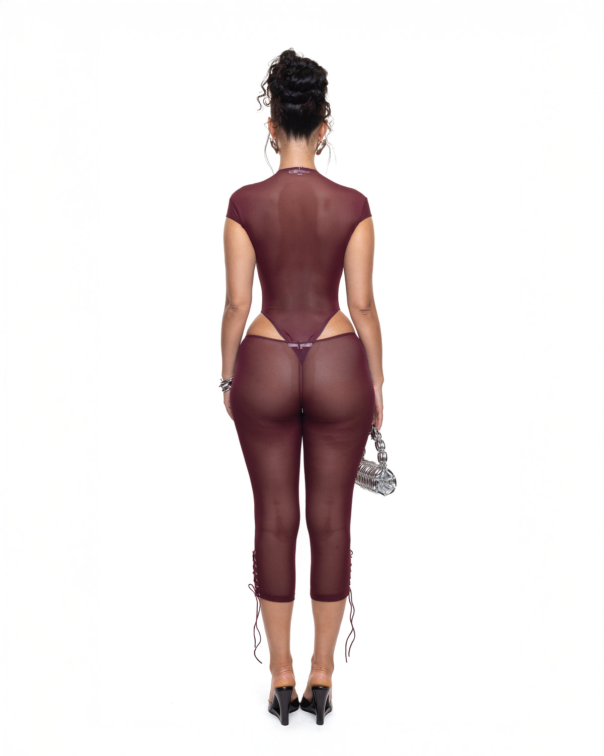 "TAYLOR" Capri - Maroon
