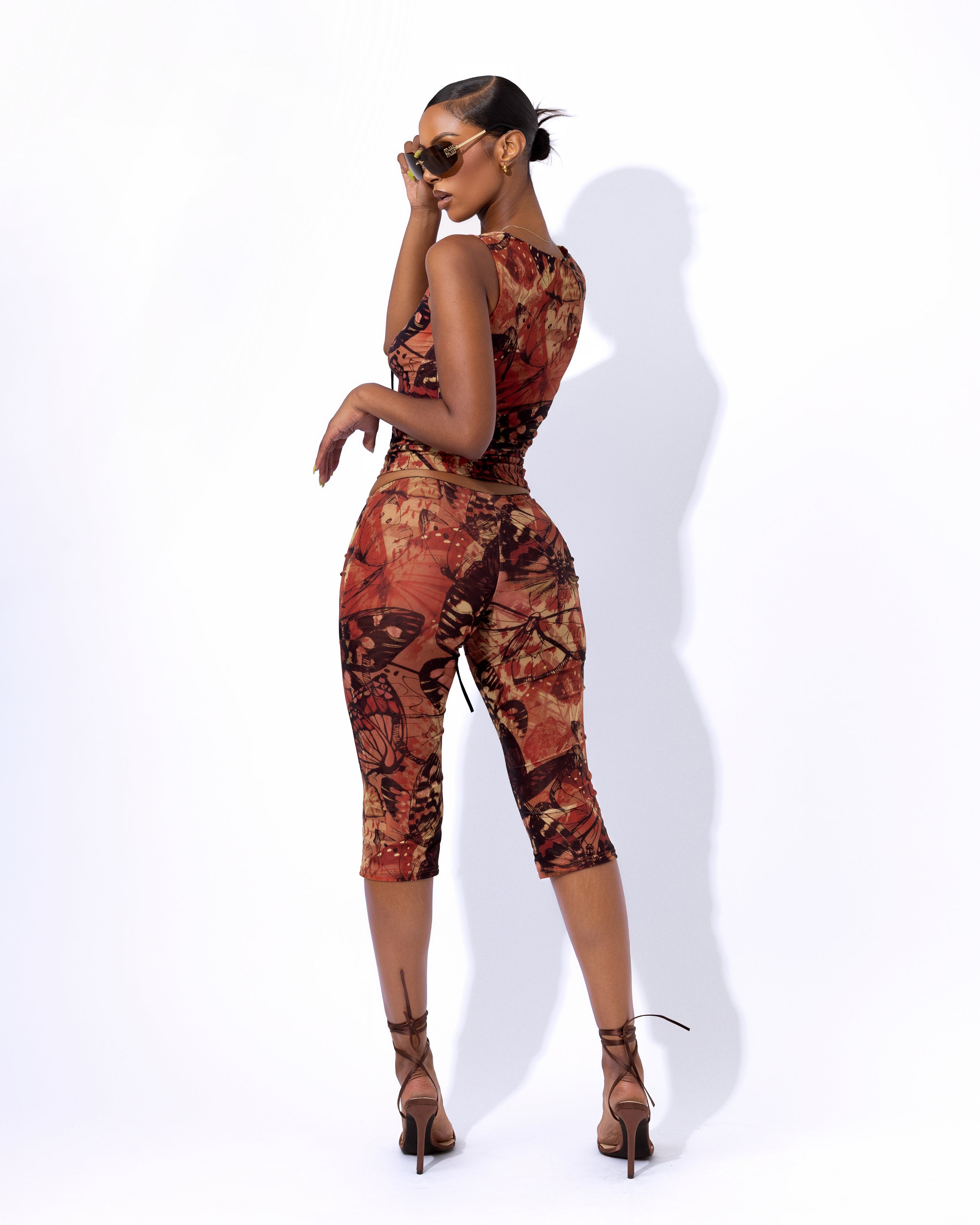 &quot;KIMERA&quot; Lace Up Top - Multi