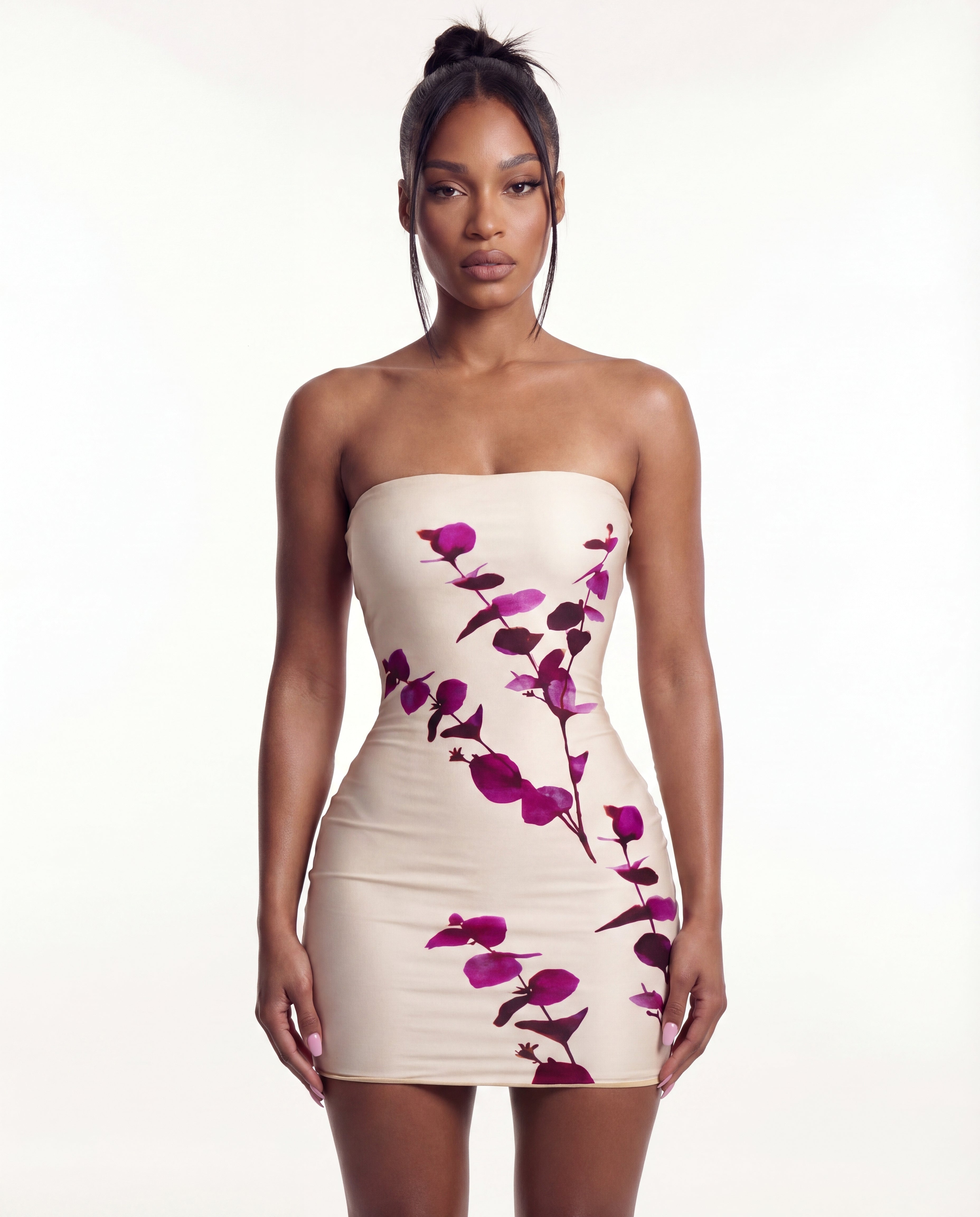 "NIRVANA" Mini Dress - Beige