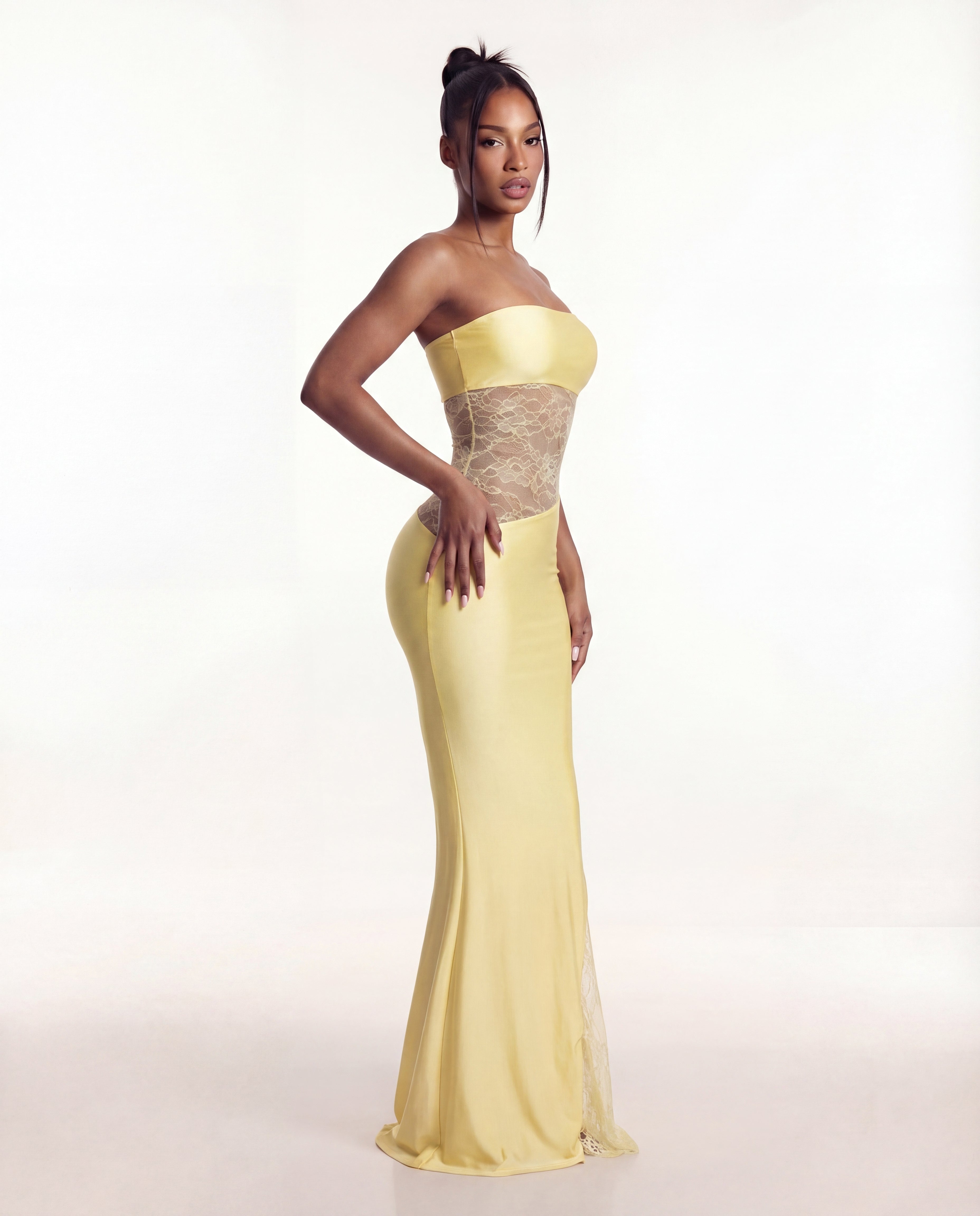 "PERRY" Maxi Dress - Yellow
