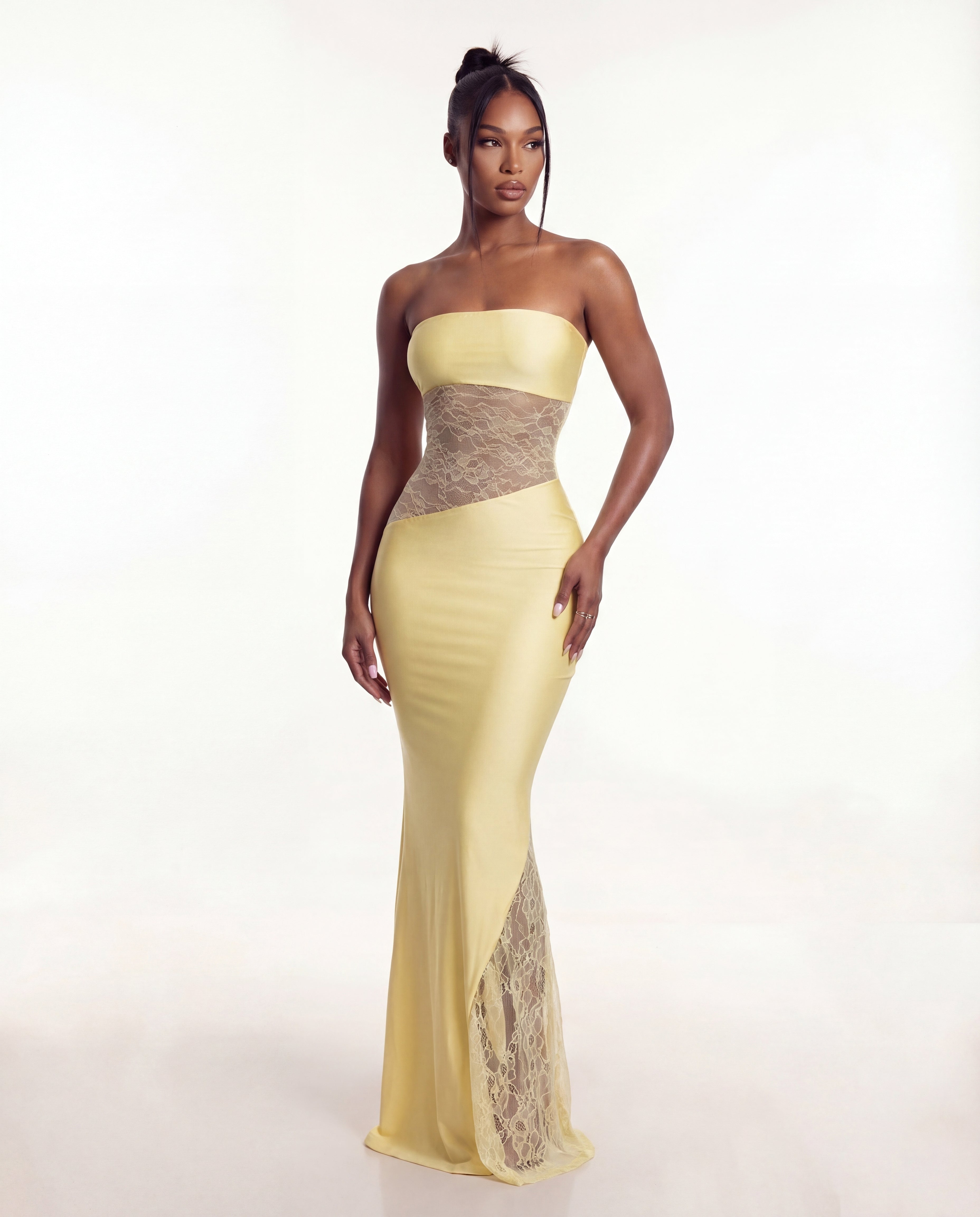 "PERRY" Maxi Dress - Yellow