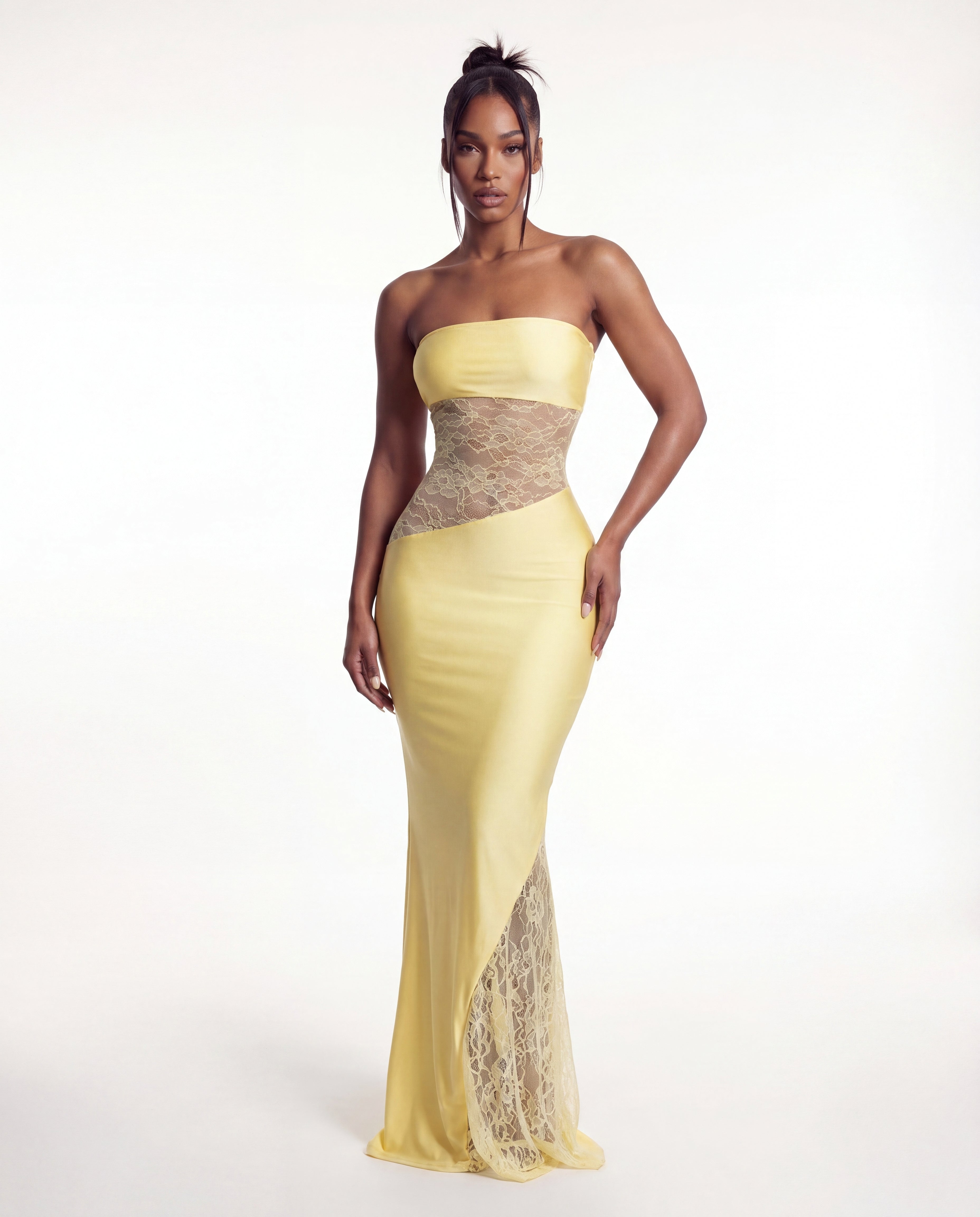 "PERRY" Maxi Dress - Yellow