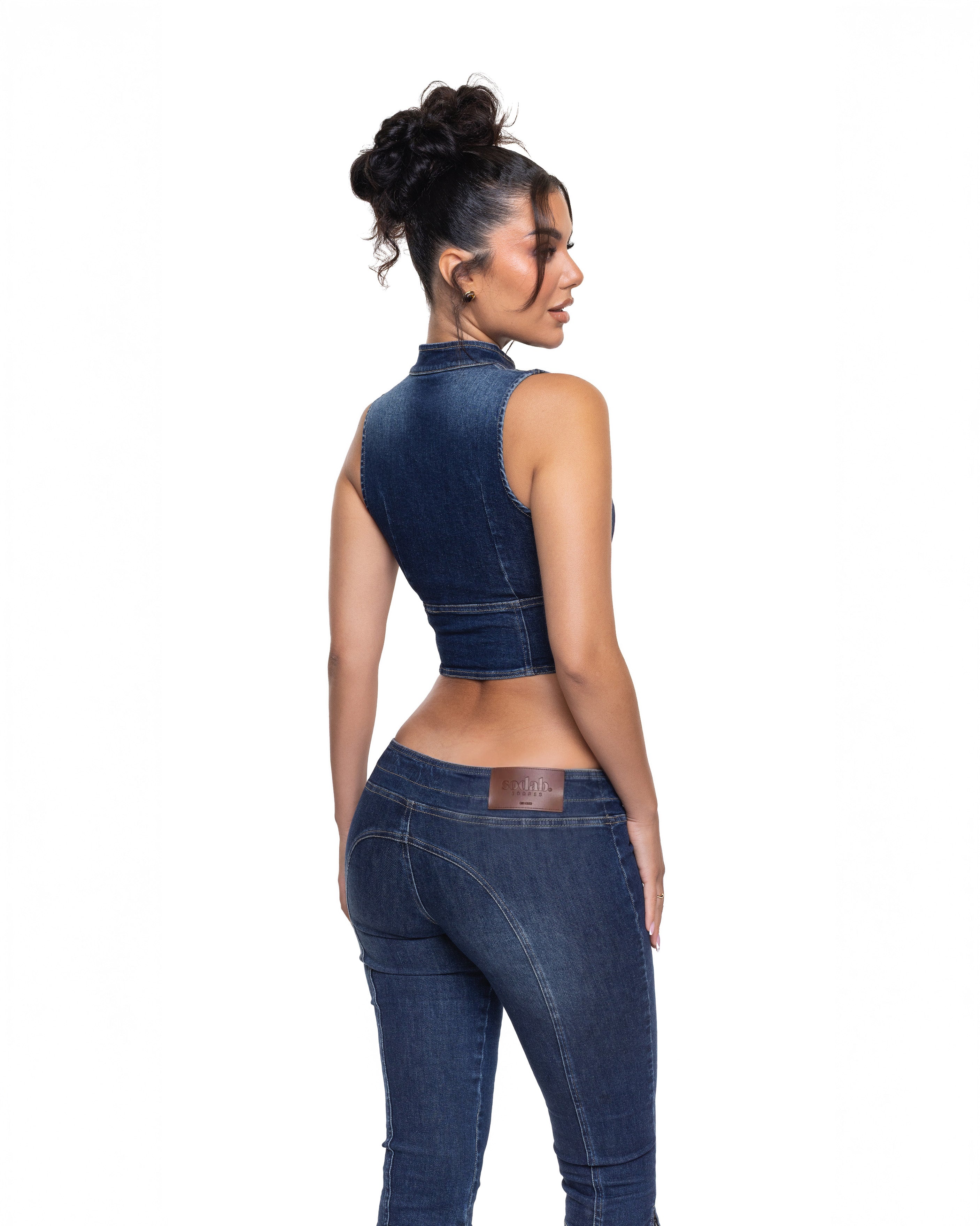 "RAVEN" Top - Blue Denim
