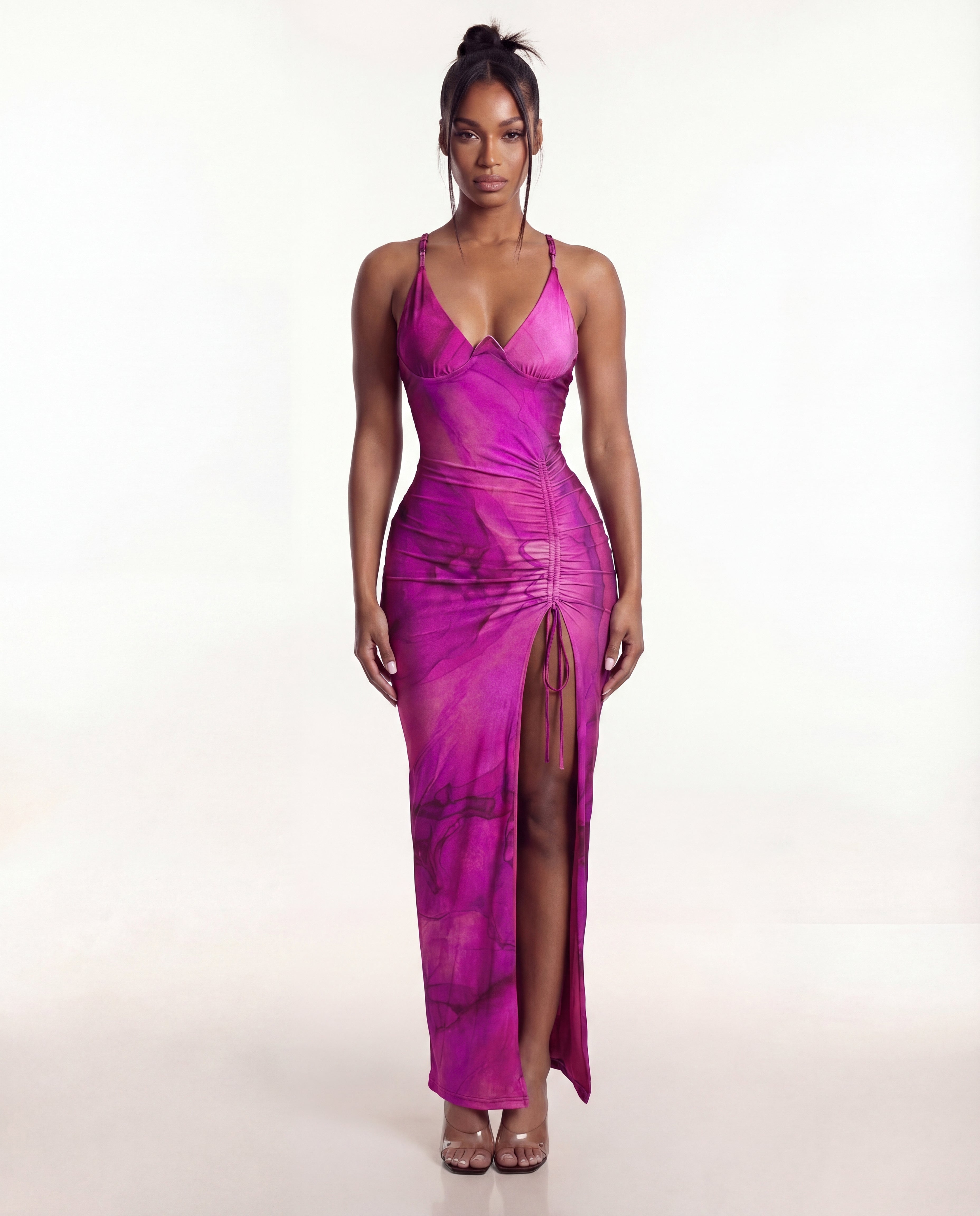 Robe longue "SWEETIE" - Rose