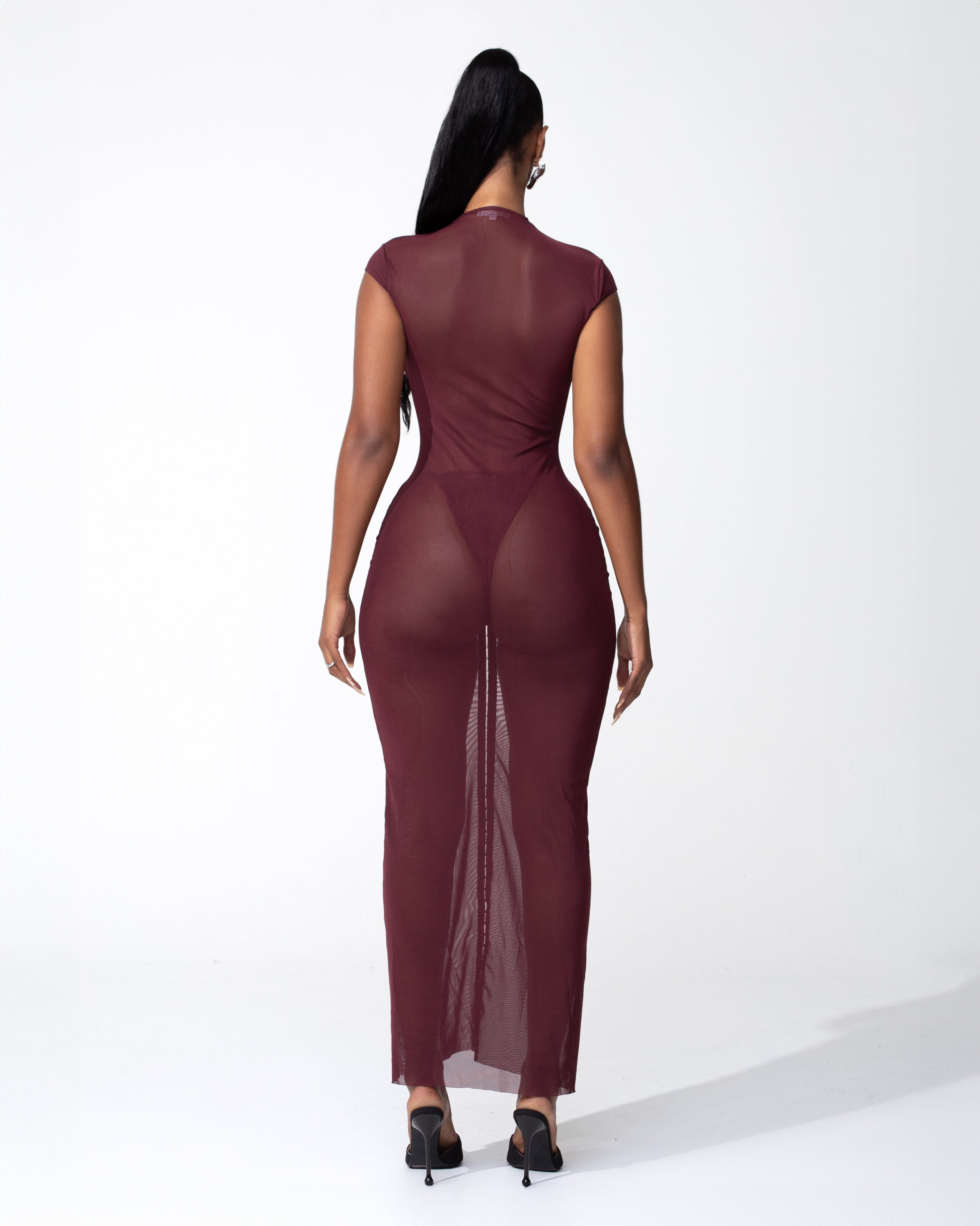 &quot;URBAN&quot; Dress - Maroon